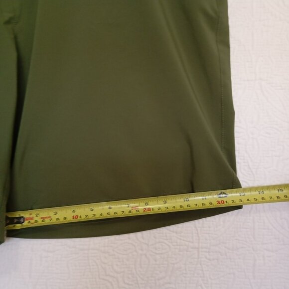 Polo Ralph Lauren Green Mens Golf Shorts Size 42 With Button & Zip Closure - Picture 8 of 9